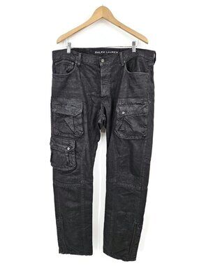 Polo Ralph Lauren black label コーティングデニム Polo Ralph Lauren black label coating denim コーティングデニム
